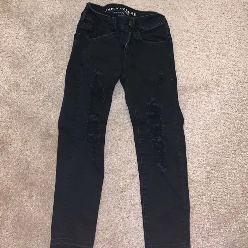 Black Ripped Jeans